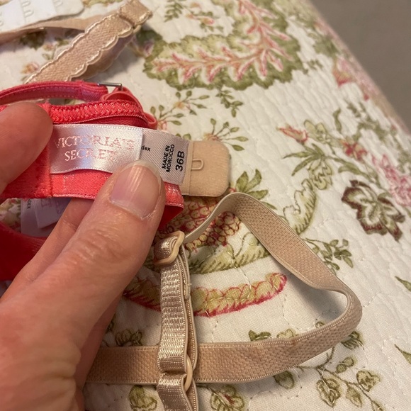 Victoria's Secret Lace and Satin Bra Collection - Sheer Pink, Black, White, Tan - Picture 5 of 9